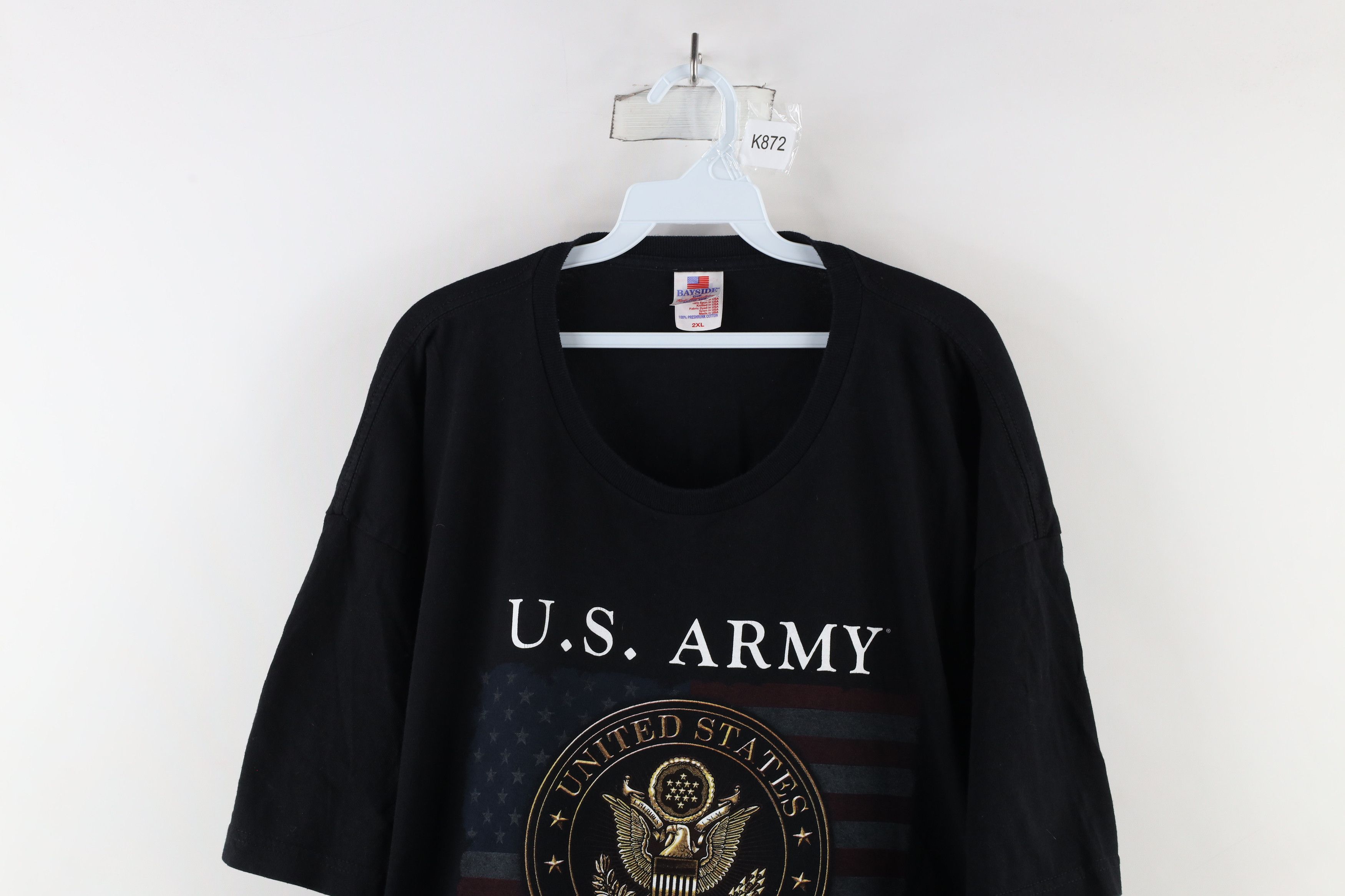 Vintage Vintage 90s United States Army This We'll Defend T-Shirt US Size US XXL / EU 58 / 5 - 2 Thumbnail