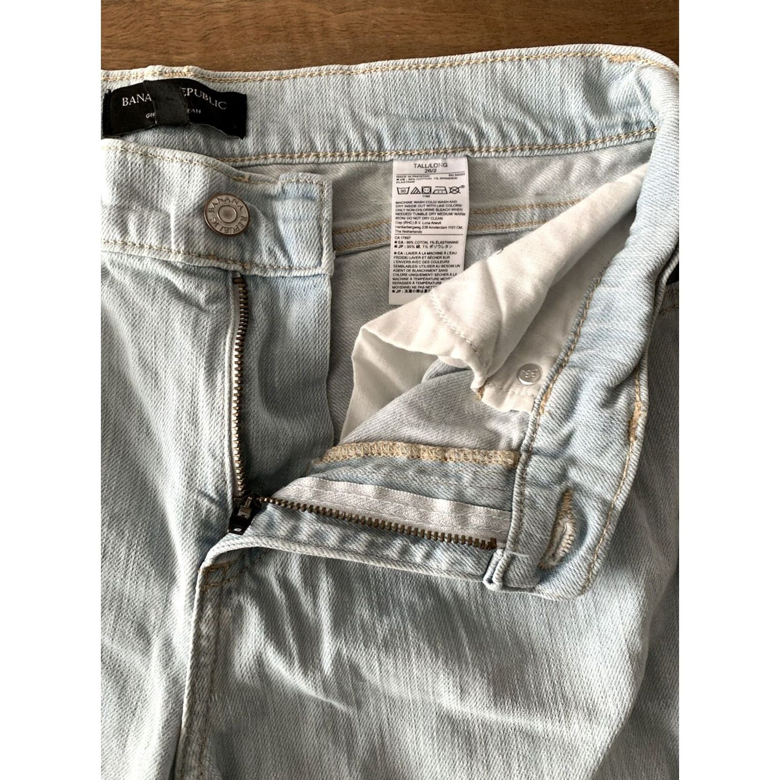 Banana Republic Banana Republic Jeans Women’s 26 Tall Denim 5-Pocket Zip Button Tapered 90s Bohemian City Jeans Womens Size 26" / US 2 / IT 38 - 4 Thumbnail