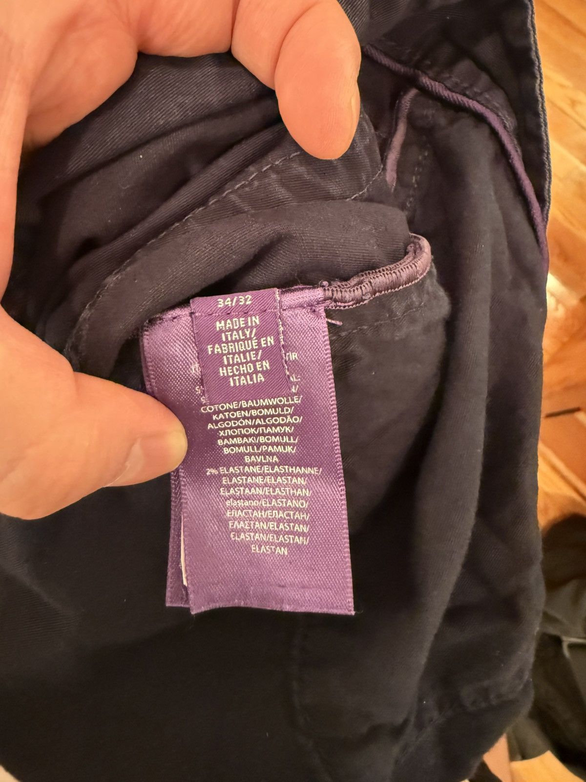 Ralph Lauren Purple Label RLPL blue pants Size US 34 / EU 50 - 4 Thumbnail