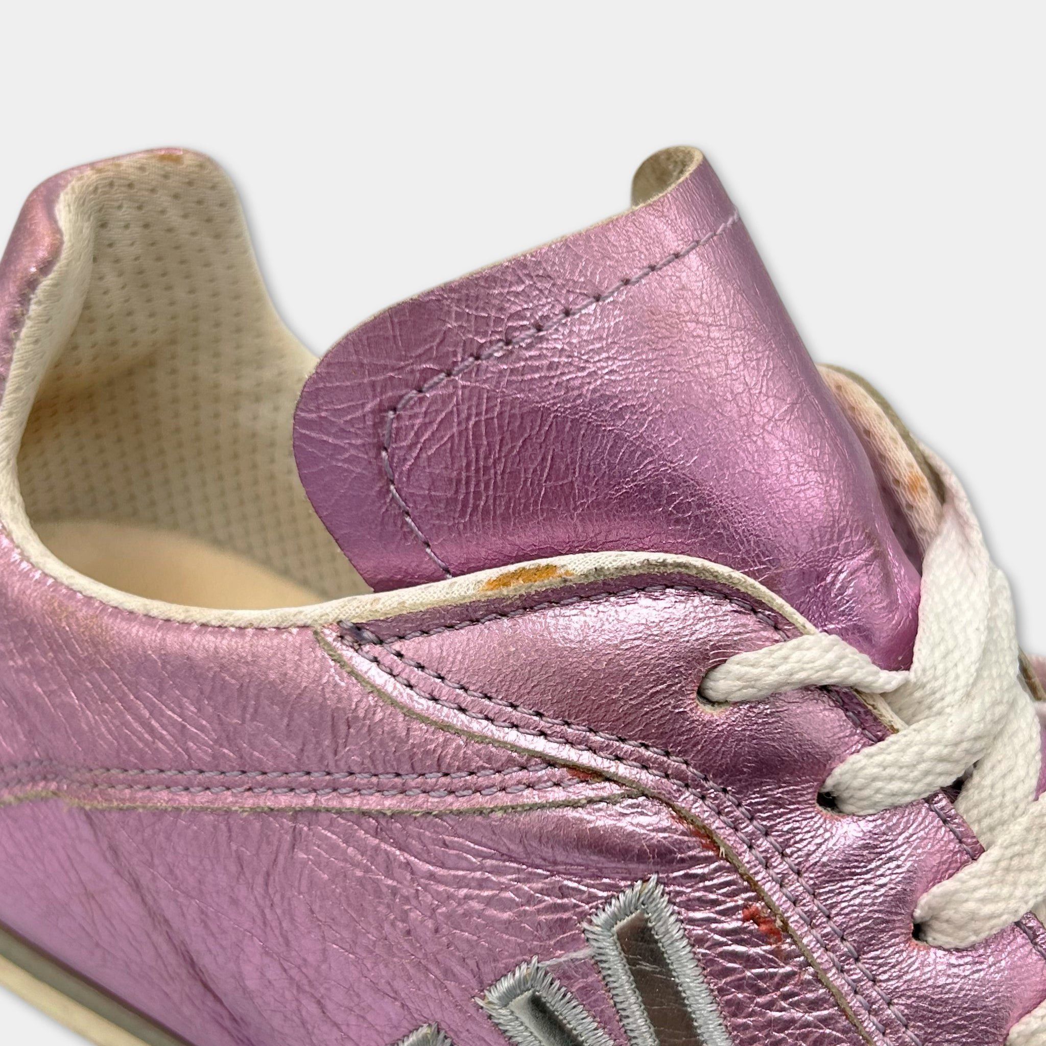 Dirk Bikkembergs Dirk Bikkembergs Metallic Pink Soccer Sneakers Size US 6.5 / IT 36.5 - 5 Thumbnail