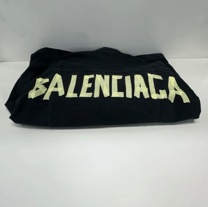 Balenciaga Balenciaga Dark Blue Denim Jacket 2M Size US M / EU 48-50 / 2 - 8 Thumbnail