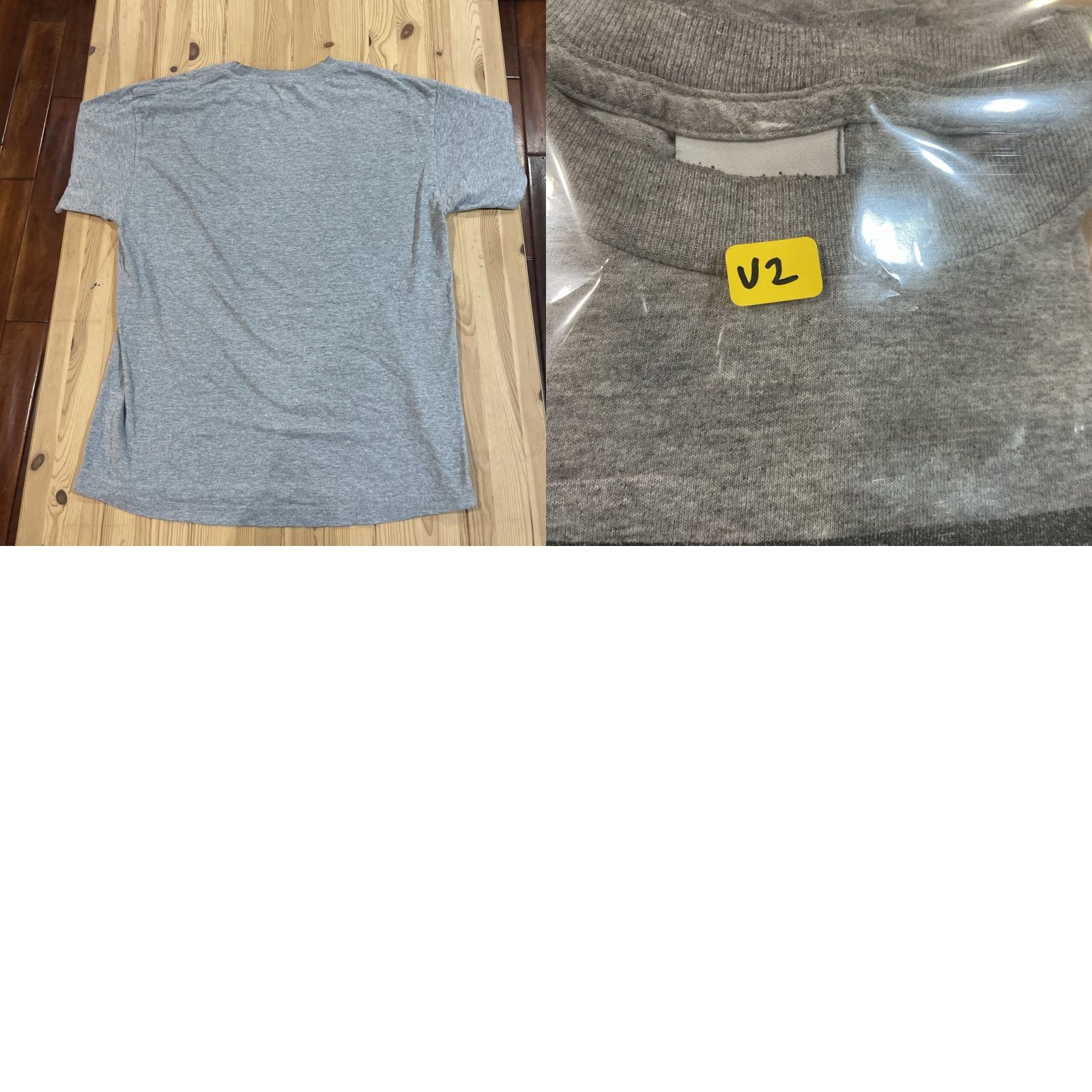 Upper Playground UPPER PLAYGROUND - Fifty 24SF - Biggie Smalls L Vintage Y2K T-Shirt Man Gray Cotton Crew Neck Short Sleeve Regular L Size US L / EU 52-54 / 3 - 8 Thumbnail