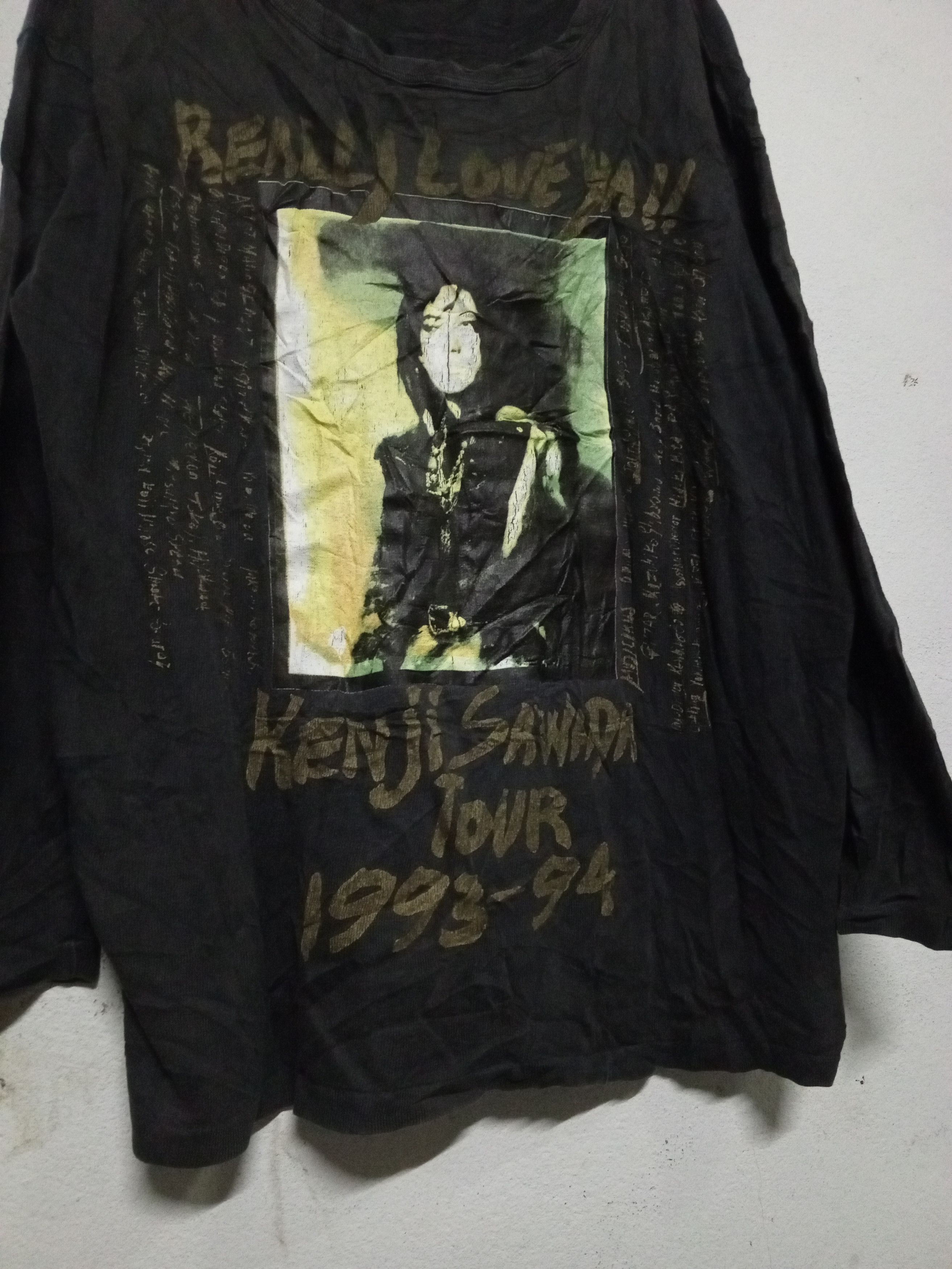 Band Tees vtg90s ♨️BAND JAPAN ♨️KENJI SAWADA TOUR 1993-94 YEAR Size US XL / EU 56 / 4 - 5 Thumbnail