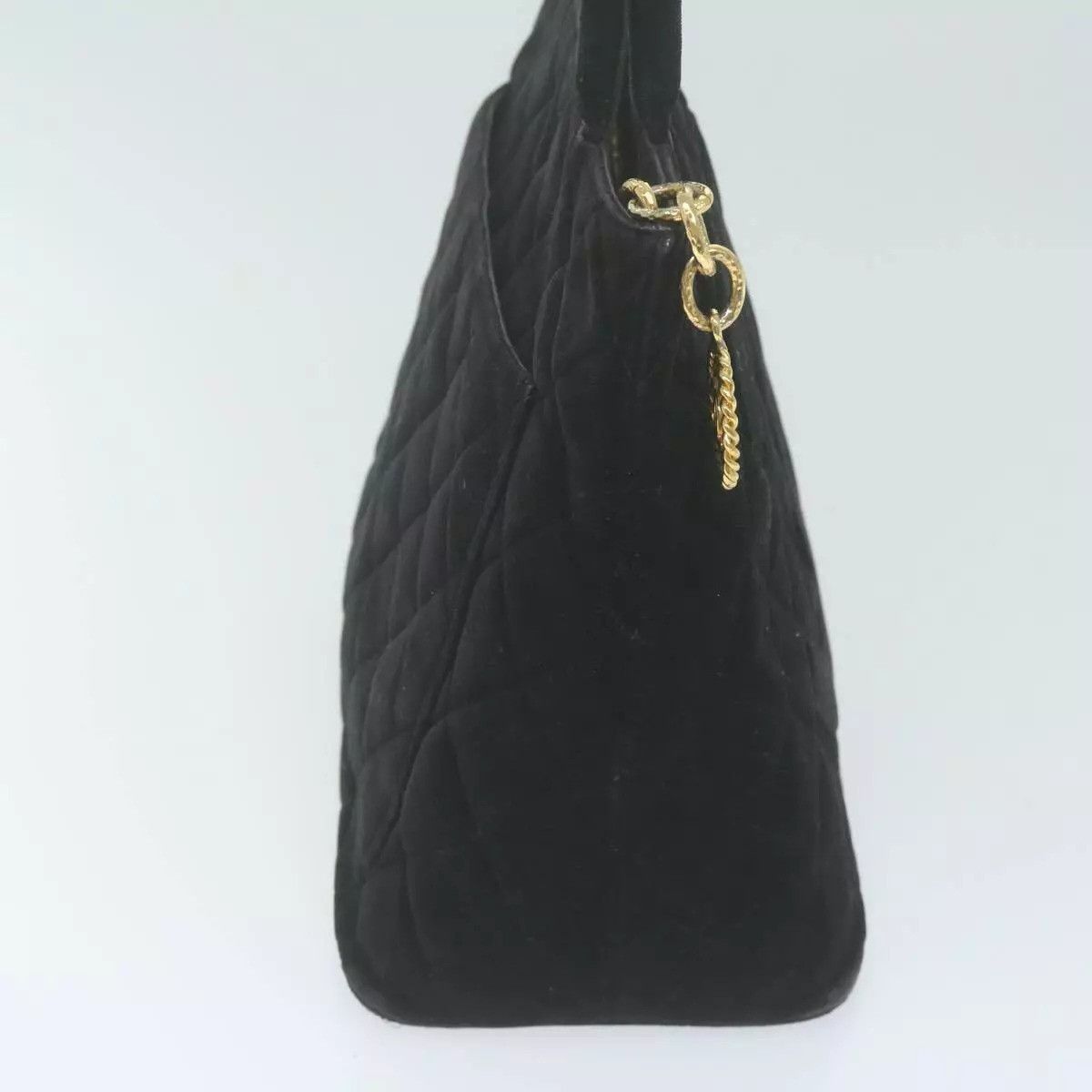 Chanel CHANEL Materasse Tote Bag Velor Standard Black Size ONE SIZE - 15 Thumbnail