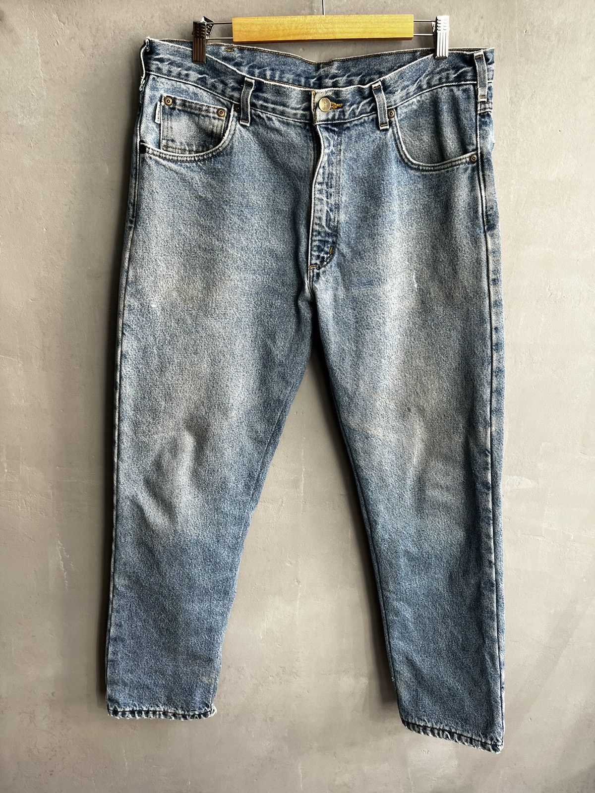 Carhartt × Vintage Carhartt denim vintage 90s Size US 36 / EU 52 - 2 Thumbnail