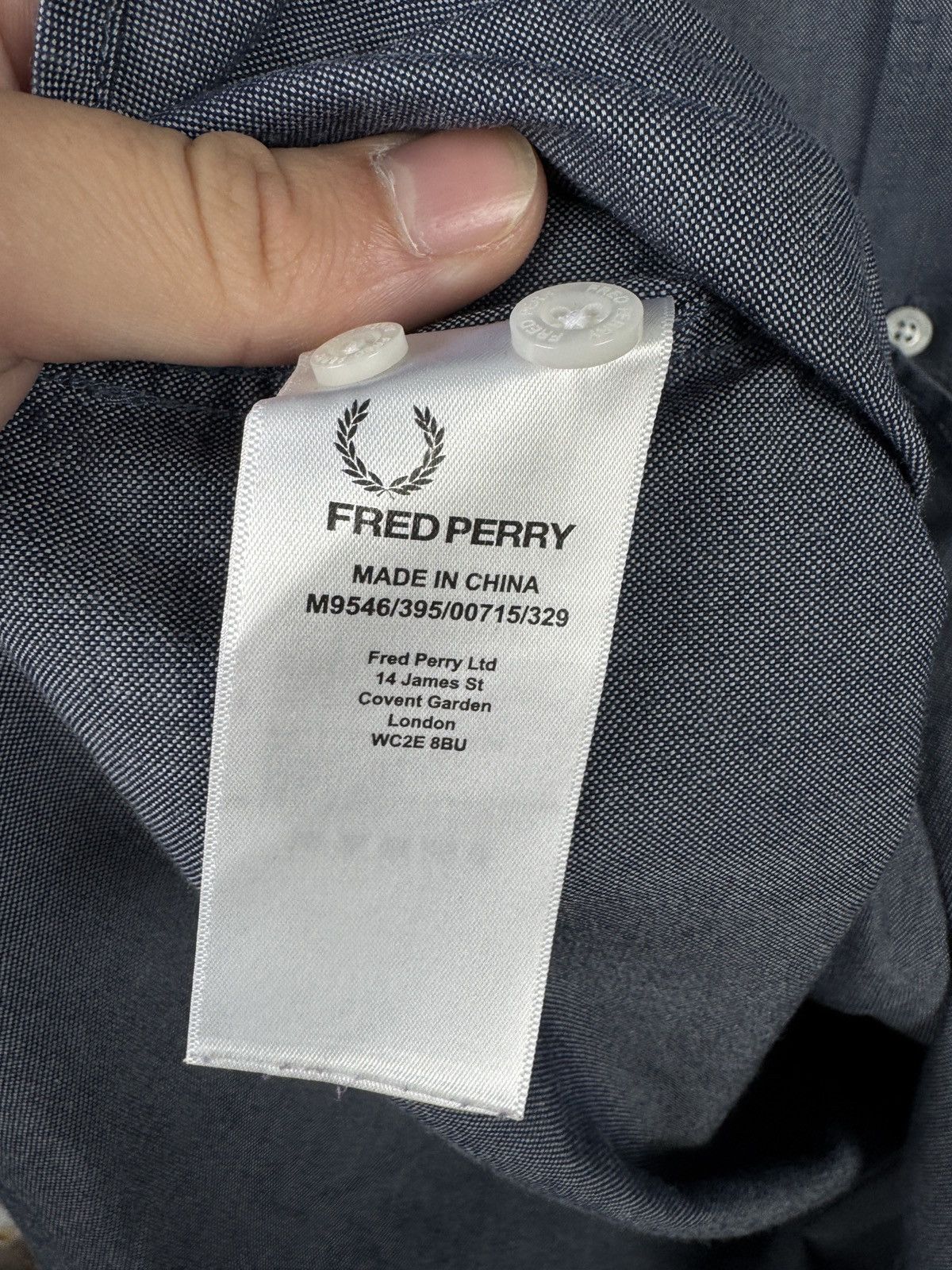 Fred Perry Men’s Fred Perry Shirt Button Up Long Sleeve Size Medium Size US M / EU 48-50 / 2 - 8 Thumbnail