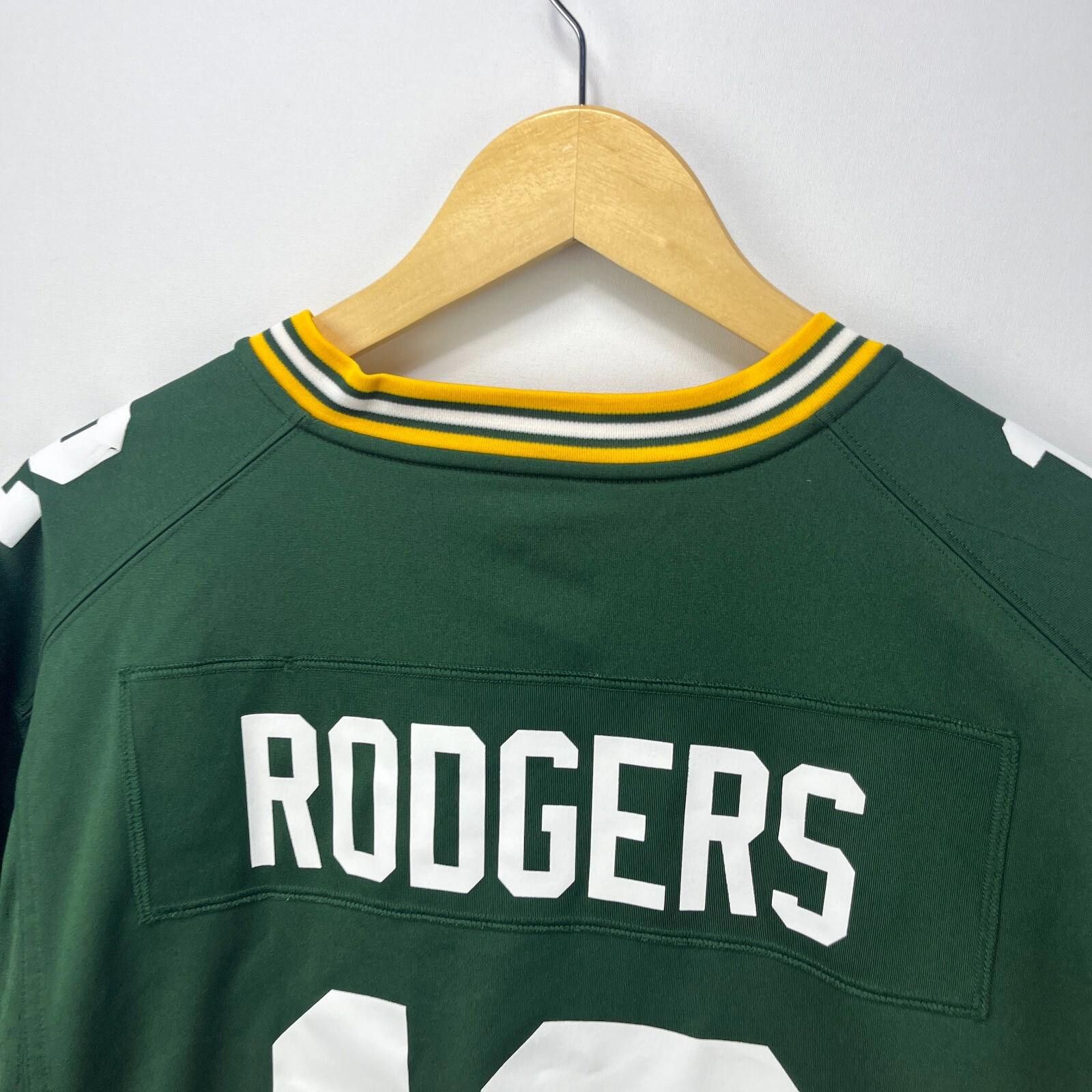 Nike Vintage Nike Green Bay Packers 12 Aaron Rodgers Jersey 2XL Size ONE SIZE - 10 Thumbnail