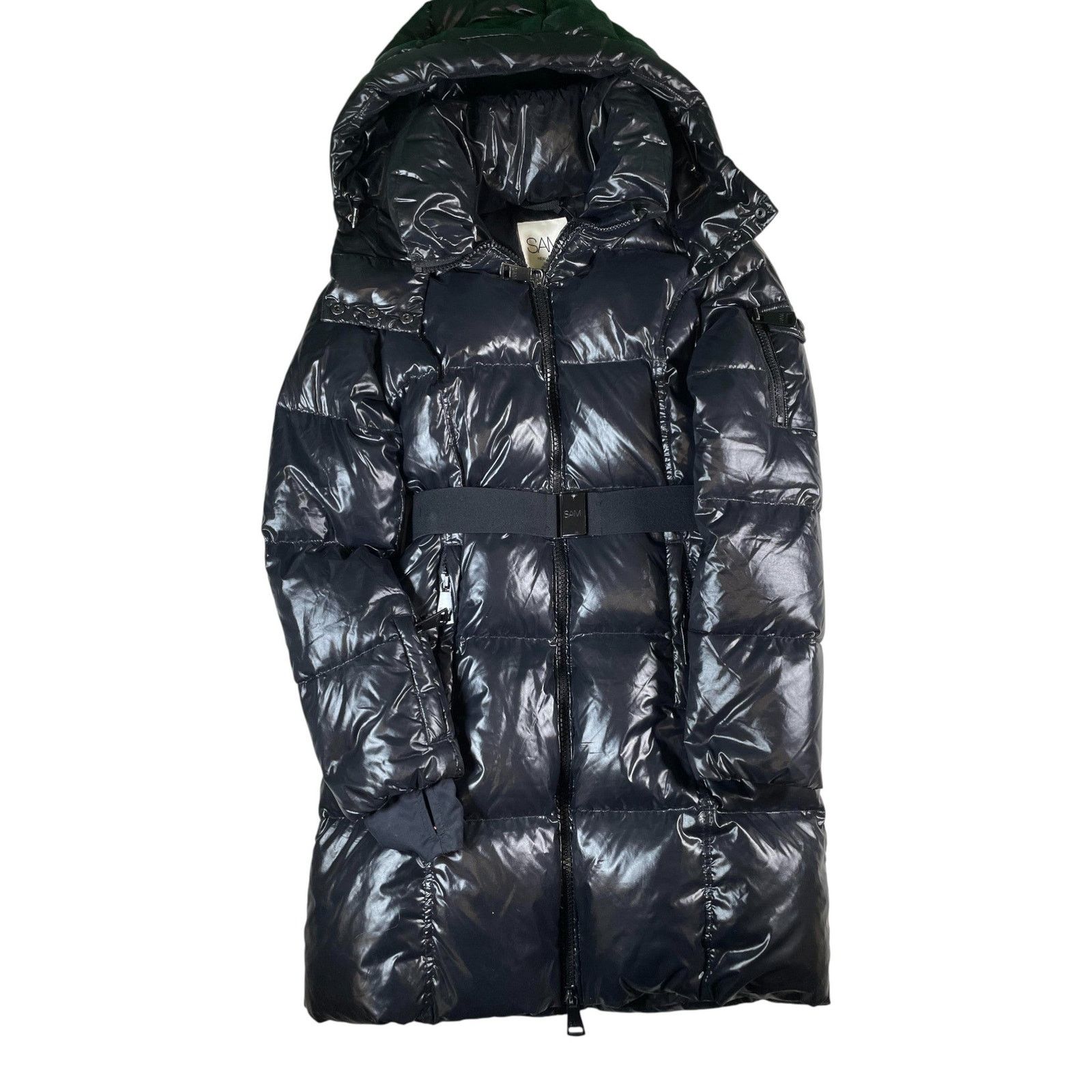 Other Sam's Female's Black Long Coat Size M / US 6-8 / IT 42-44 - 1 Thumbnail
