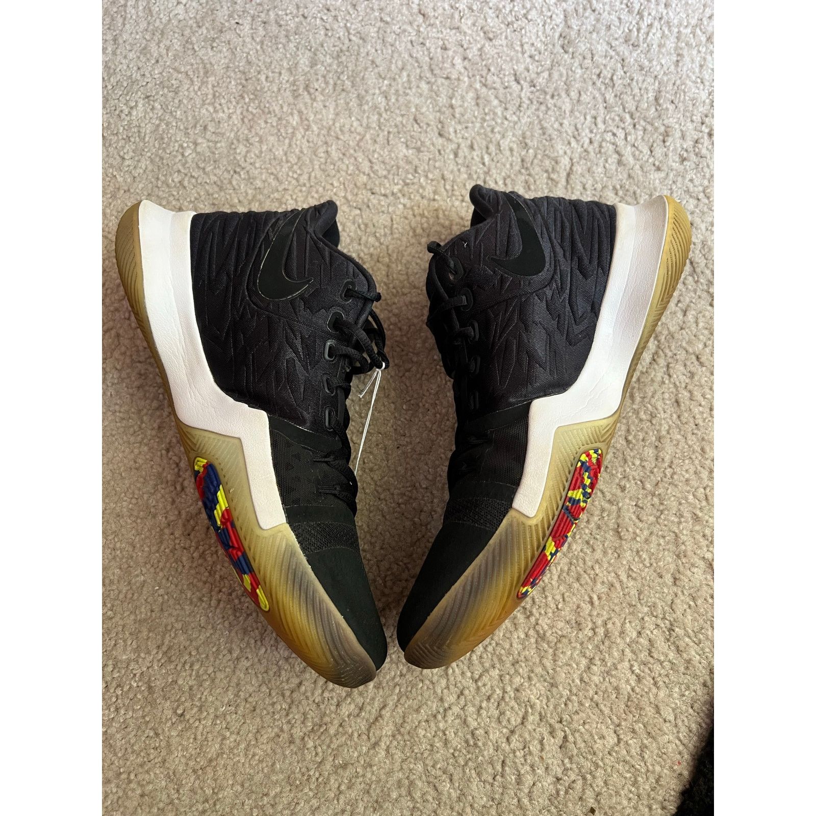 Nike Nike Kyrie 3 Black Multicolor Size 10.5 Size US 10.5 / EU 43-44 - 2 Thumbnail