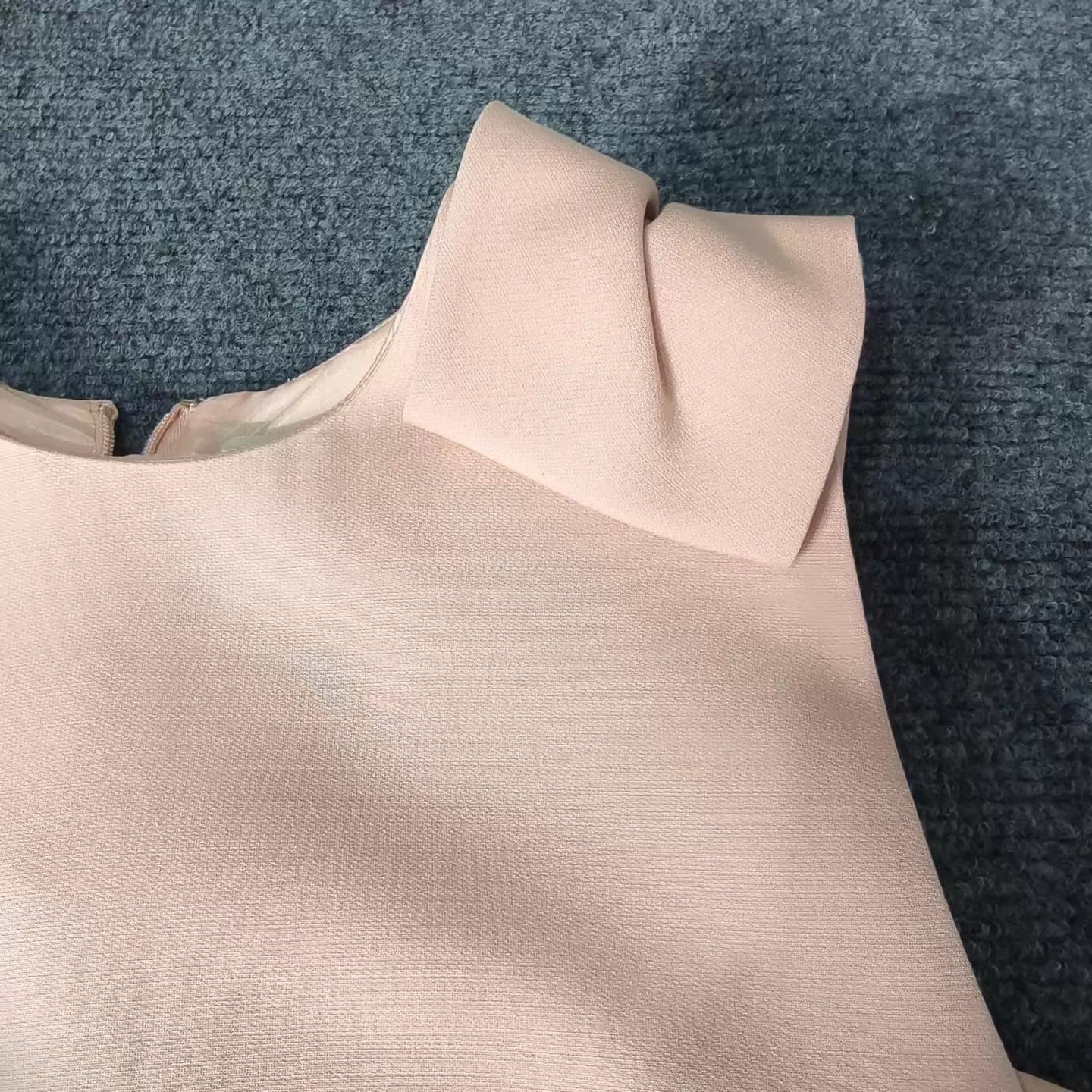 Valentino Valentino Women's Beige Sleeveless Dress 40 99 Size S / US 4 / IT 40 - 7 Thumbnail