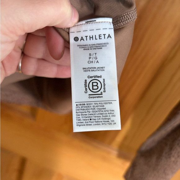 Athleta Athleta Salutation Jacket Leopard Print brown size small NWT Size S / US 4 / IT 40 - 10 Thumbnail