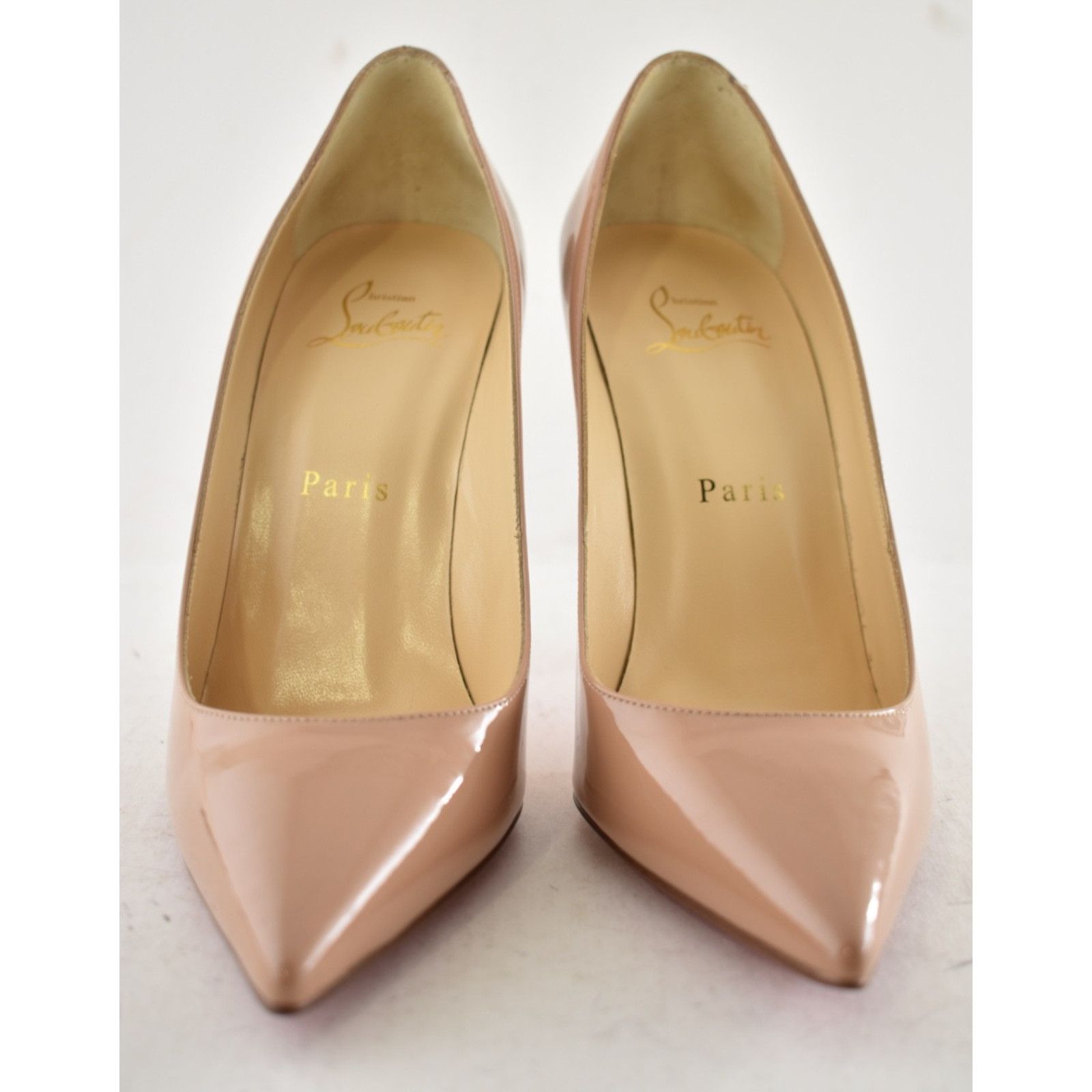 Christian Louboutin Christian Louboutin Decollete 554 100 Patent Nude 6248 Size US 6.5 / IT 36.5 - 7 Thumbnail