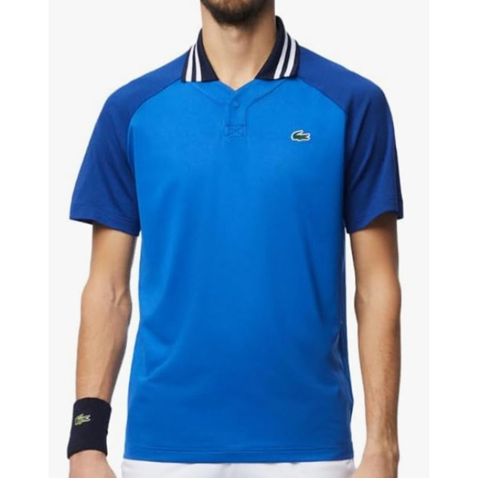 Lacoste Lacoste Men's Short Sleeve Slim Fit Tenni Polo, Blue S Size US S / EU 44-46 / 1 - 1 Thumbnail