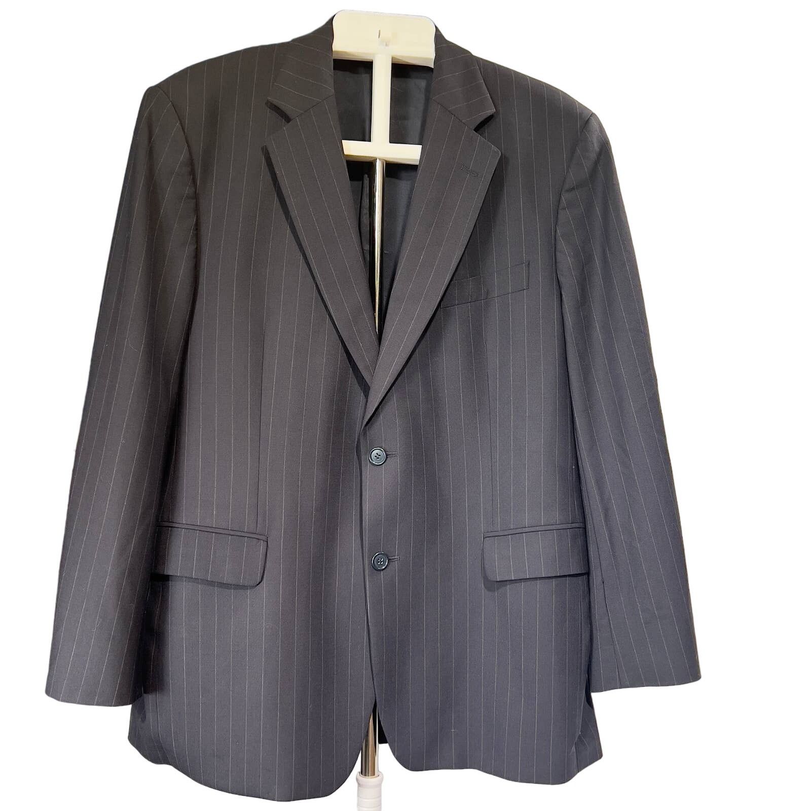 Brooks Brothers Brooks Brothers 346 Pin Stripe Suit SZ 43R Classic Blue Wool Size 42R - 1 Thumbnail