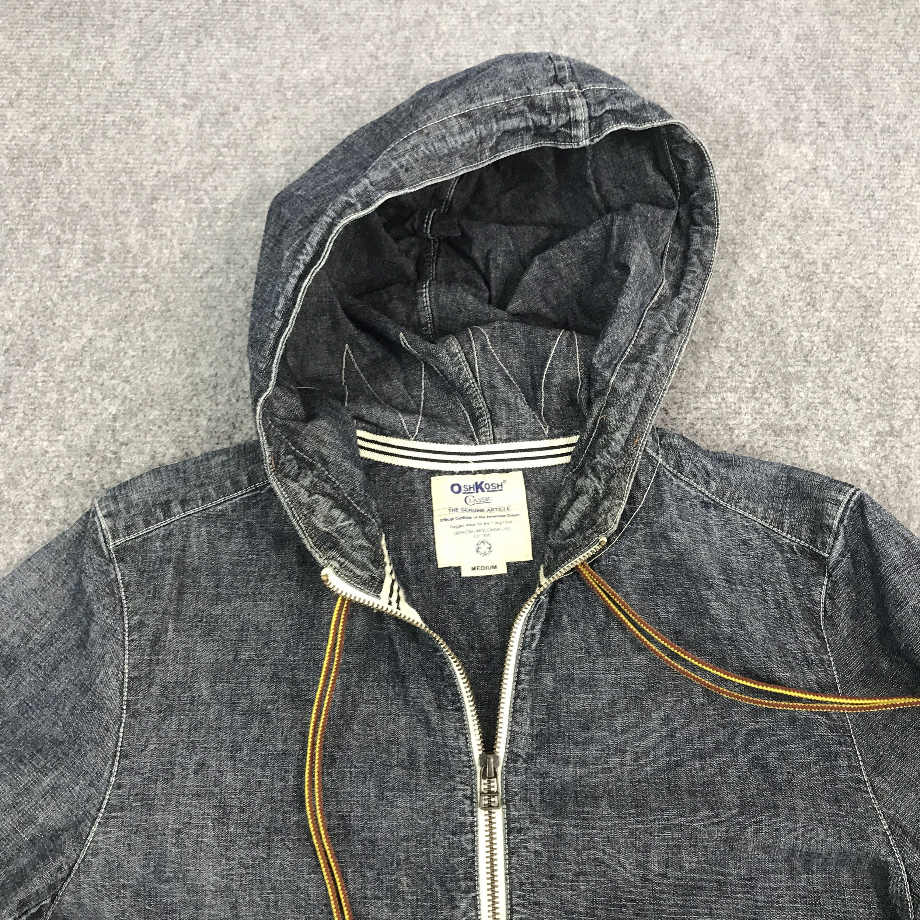 Oshkosh × Vintage Rare🔥Oshkosh classic zipper hoodie jacket Size US M / EU 48-50 / 2 - 8 Thumbnail