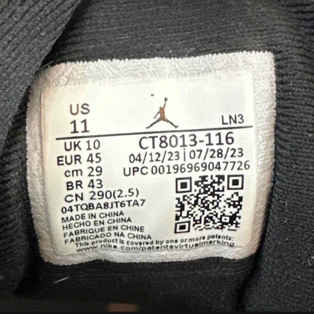 Jordan Brand Jordan 12 Retro Cherry Size US 11 / EU 44 - 7 Thumbnail