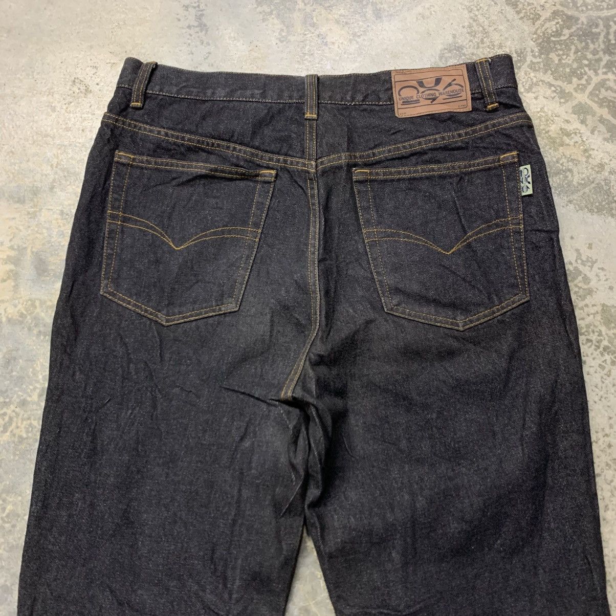 Japanese Brand × Uniqlo × Vintage Uniqlo Unique Clothing Warehouse dusty black Jean Size US 32 / EU 48 - 11 Thumbnail