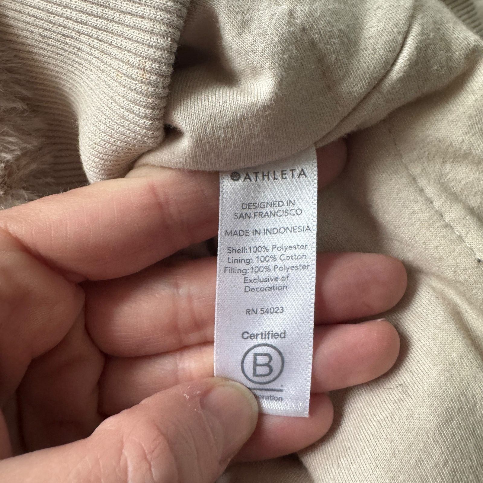 Athleta Athleta Ritual Faux-Fur Jacket Beige Abalone Size XXS / US 00 / IT 34 - 6 Thumbnail