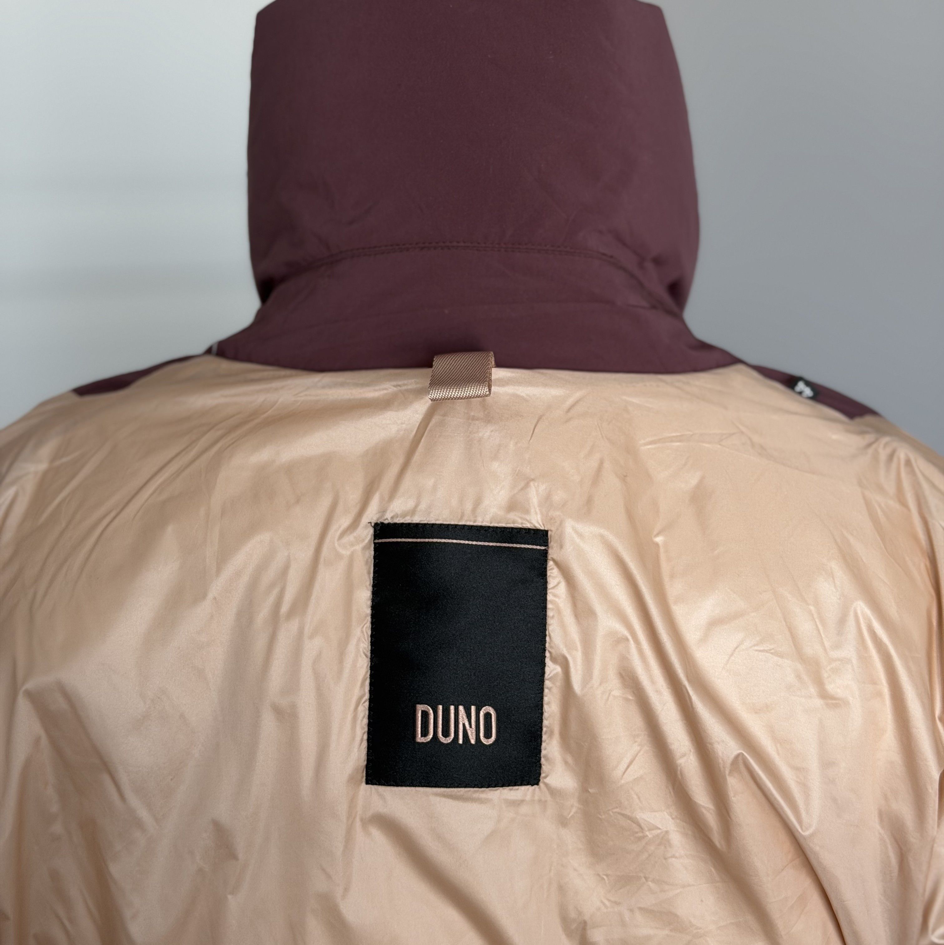 Other DUNO Long Down Coat Puffer Jacket Size 44 M Burgundy Luxury Size M / US 6-8 / IT 42-44 - 16 Thumbnail
