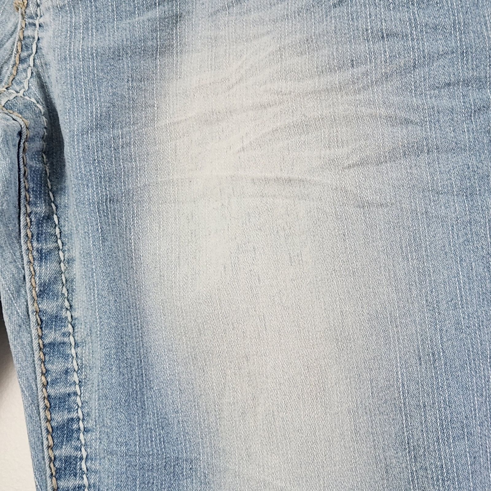 Other Y2K Deadstock Low Rise Flare Angels Light Wash Jeans 7 Size 30" / US 8 / IT 44 - 7 Thumbnail