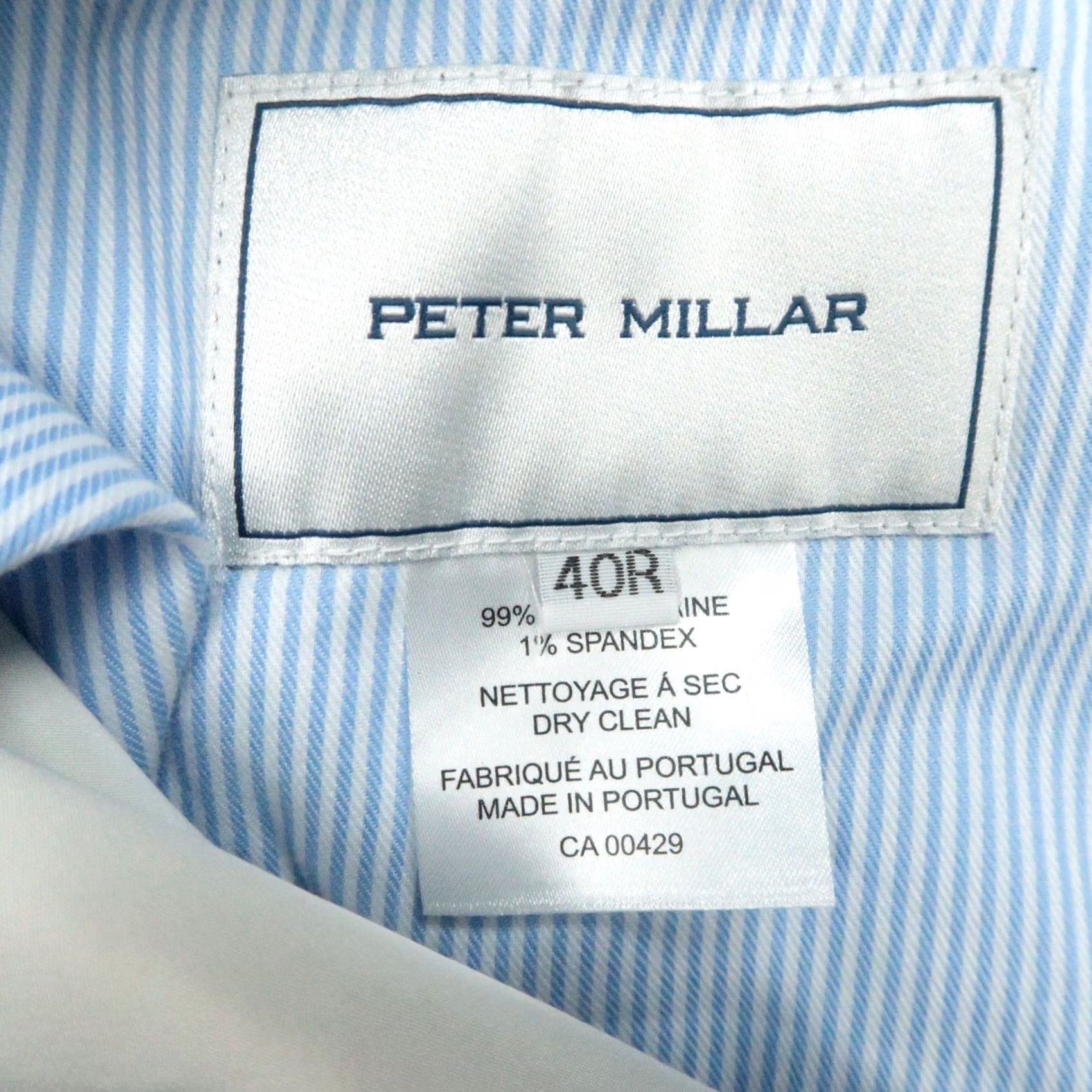 Peter Millar Peter Millar Wool Dress Pants Mens 40x31 Gray Flat Front Stretch Trousers Size US 40 / EU 56 - 5 Thumbnail