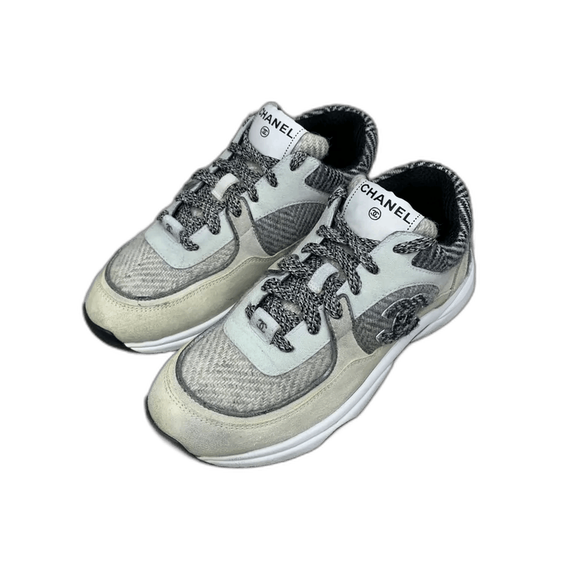 Chanel Chanel Knit Sports Sneakers in Size 37 Size US 7 / IT 37 - 1 Thumbnail