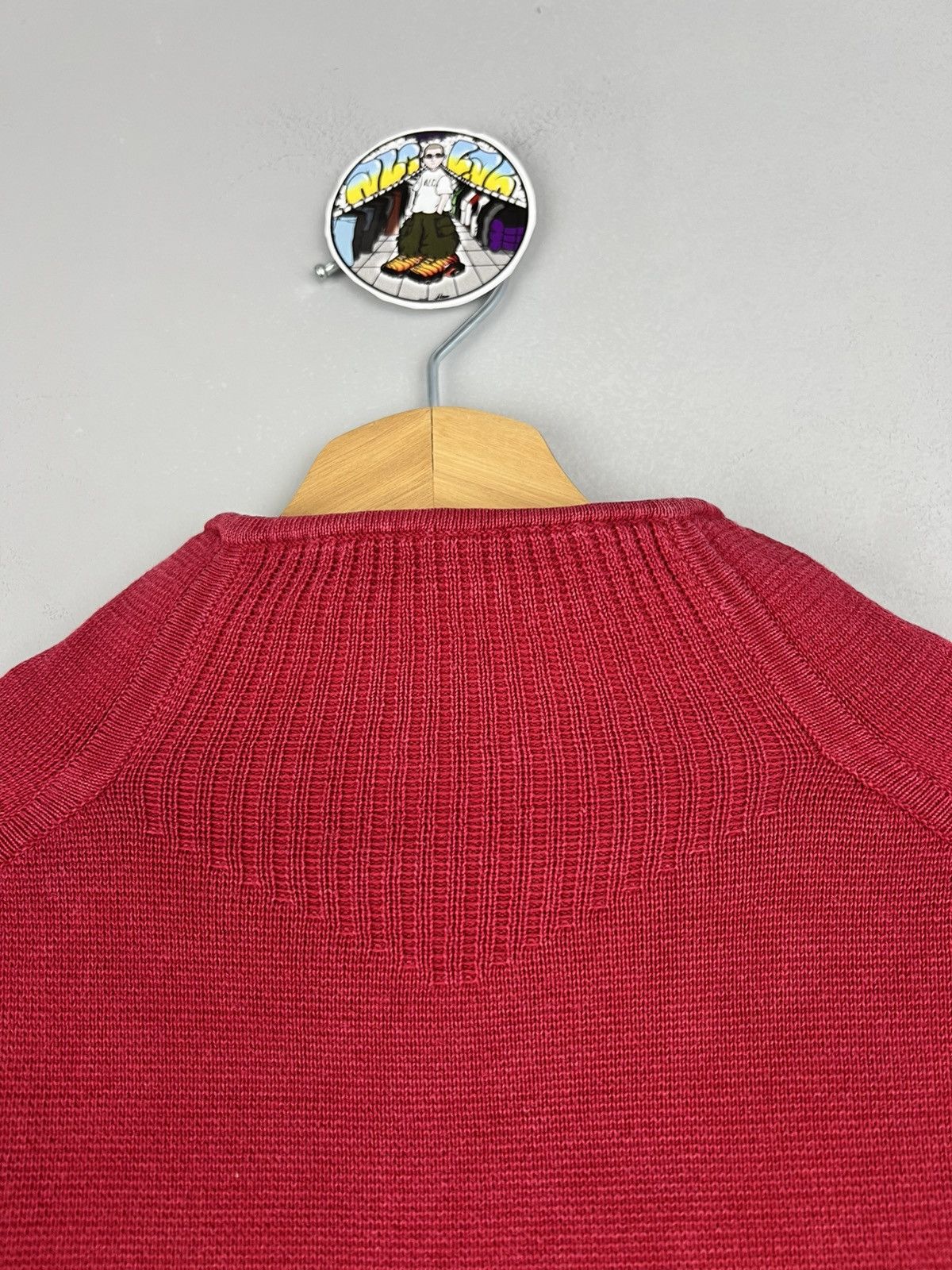Polo Ralph Lauren × Vintage Rare Polo Ralph Lauren Lampo Zip Sweater Red Size US L / EU 52-54 / 3 - 4 Thumbnail