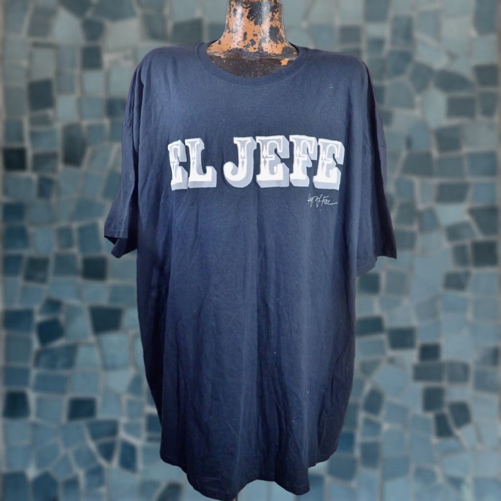Ring Of Fire VINTAGE Ring Of Fire Men's T-Shirt 4XL Black Retro 90s Graphic Boss EL JEFE Cotton Short Sleeve Mens Size US XXL / EU 58 / 5 - 1 Thumbnail