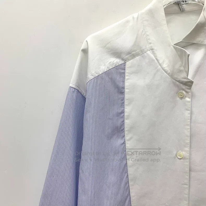 Loewe Loewe Color-Striped Cotton Long Sleeve Shirt Size XS / US 0-2 / IT 36-38 - 3 Thumbnail