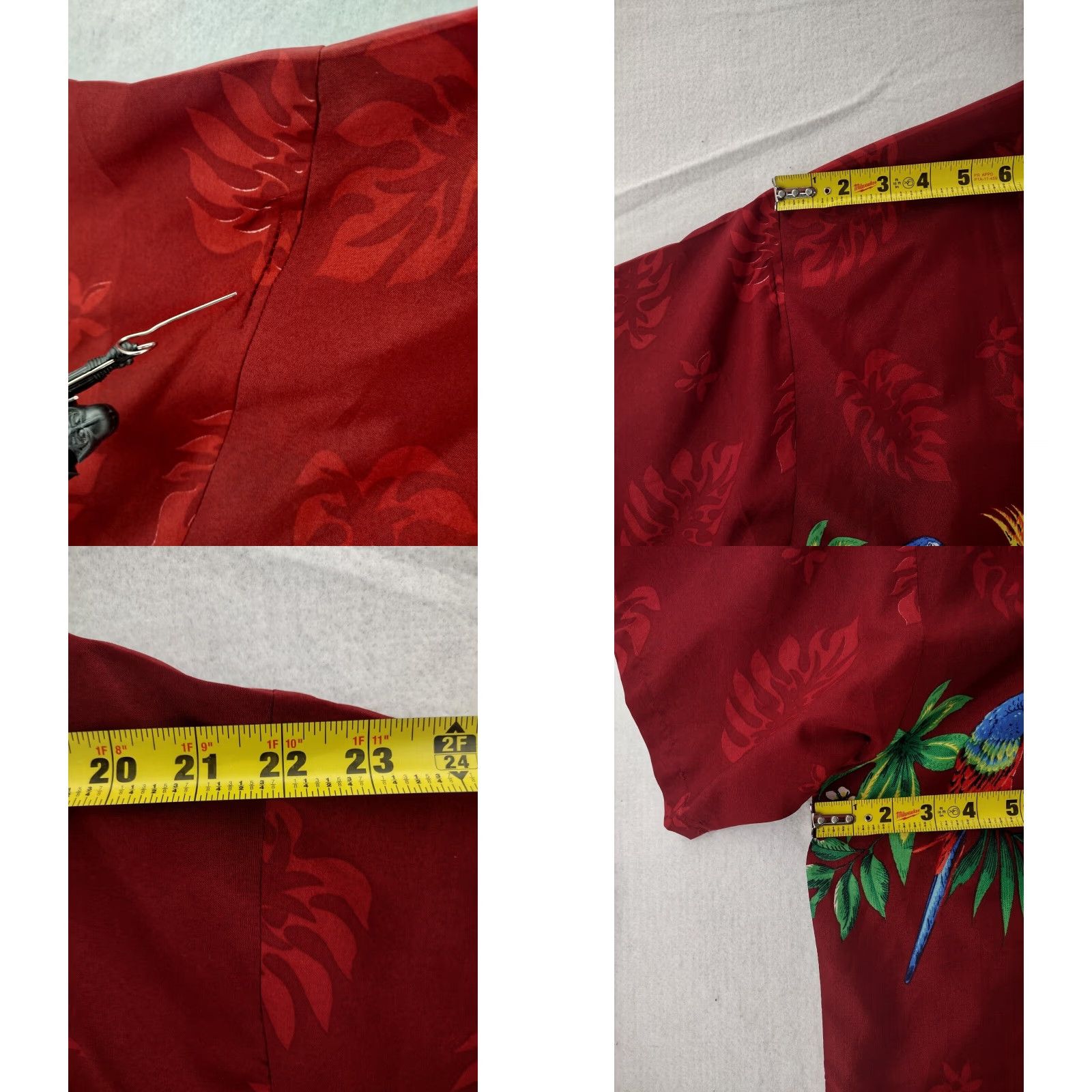 Erima VINTAGE Rima Shirt Mens XL Aloha Parrots Paradise Button-Up Size US XL / EU 56 / 4 - 8 Thumbnail