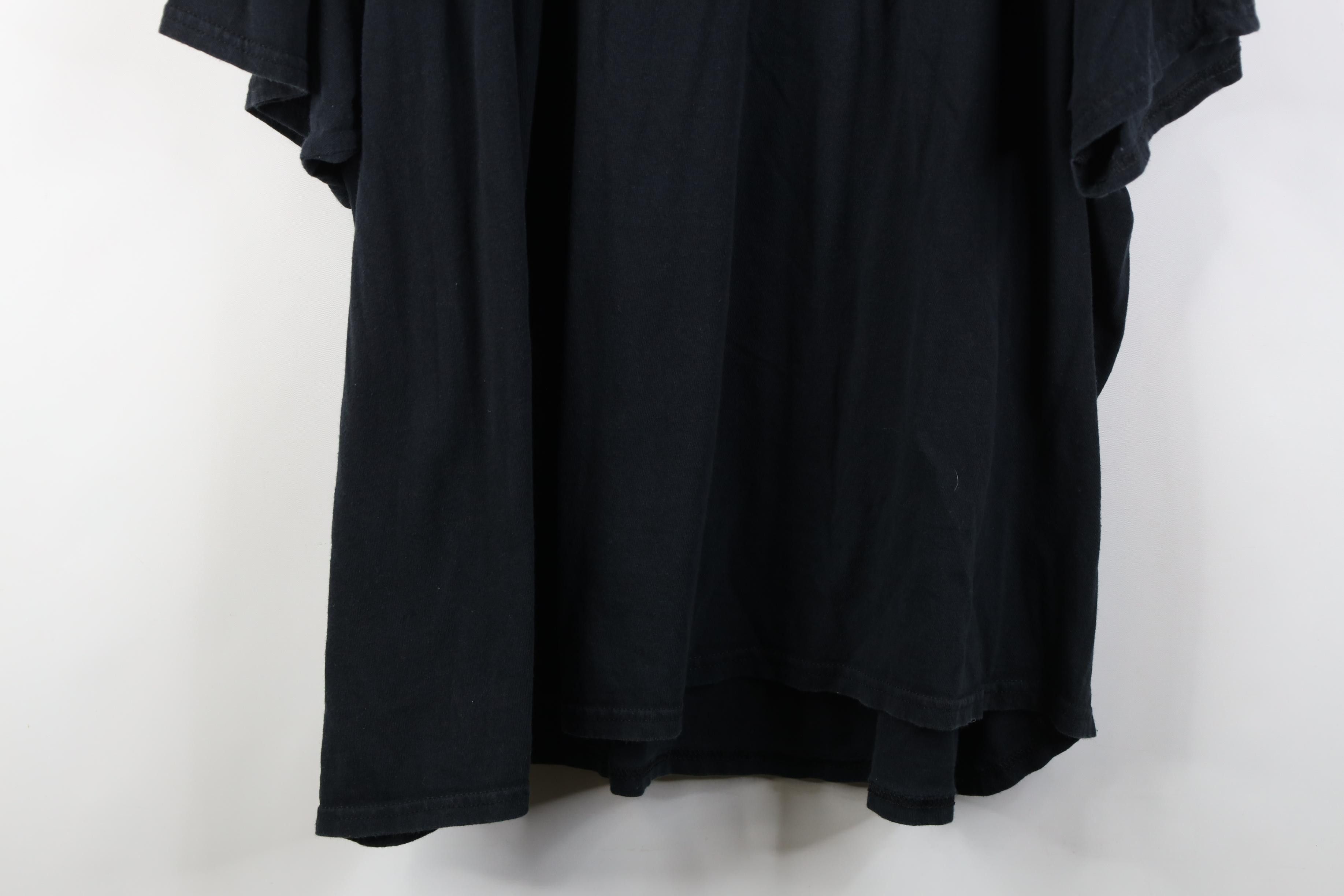 Vintage Vintage 90s Y2K Streetwear Cotton Short Sleeve T-Shirt Black Size US XXL / EU 58 / 5 - 11 Thumbnail