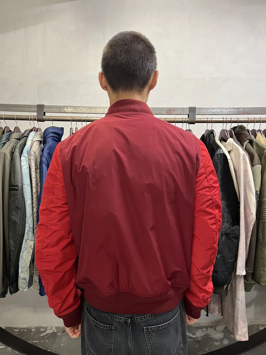 Burberry Burberry Two Tone Red Bordeaux Bomber Jacket Size US L / EU 52-54 / 3 - 10 Thumbnail