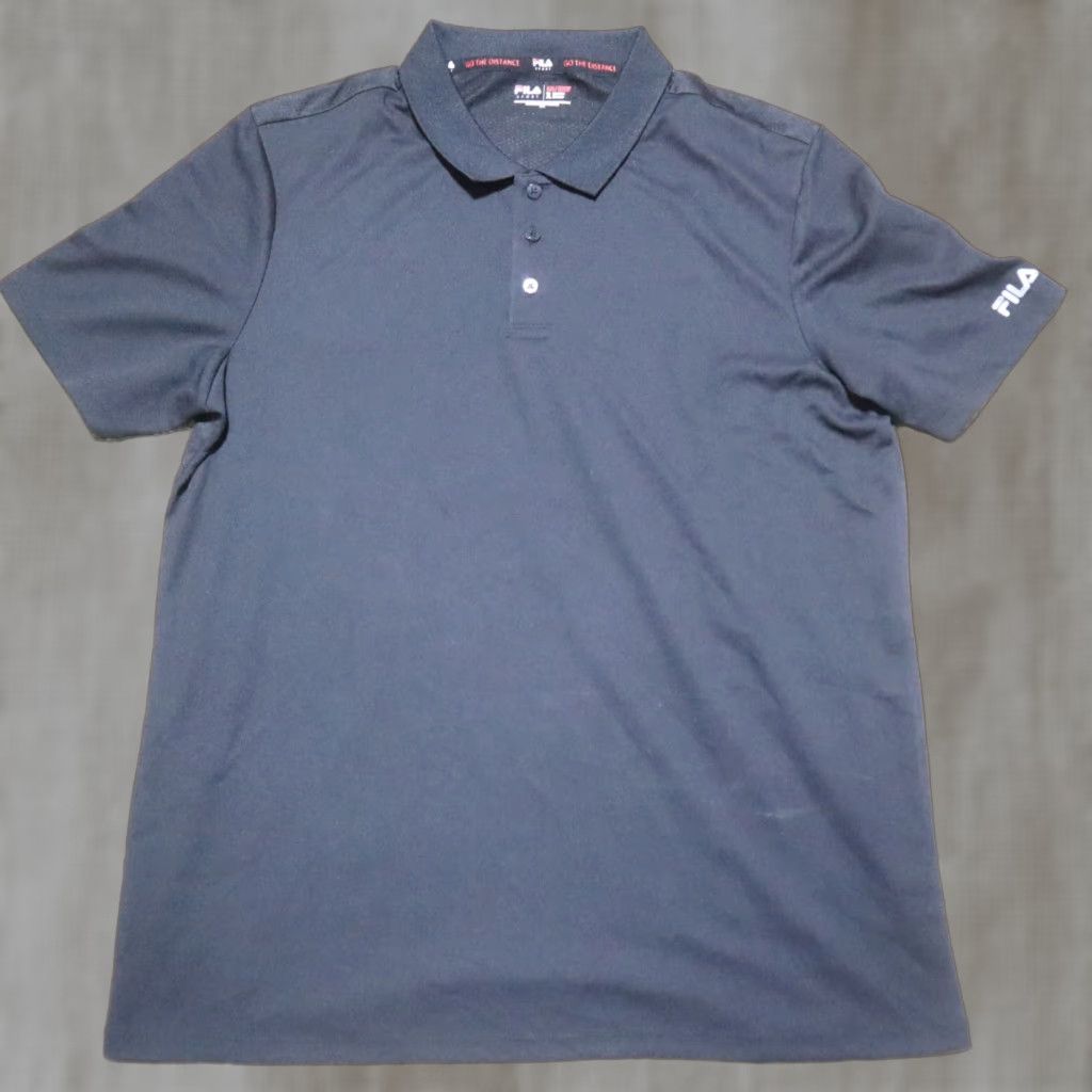 Fila FILA Polo Shirt Shirt XL Black Men's Size US XL / EU 56 / 4 - 1 Thumbnail