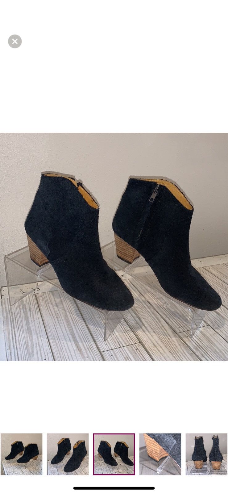 Isabel Marant ISABEL MARENT WESTERN ANKLE SUEDE BOOTIES SIZE 7 Size US 7 / IT 37 - 1 Thumbnail