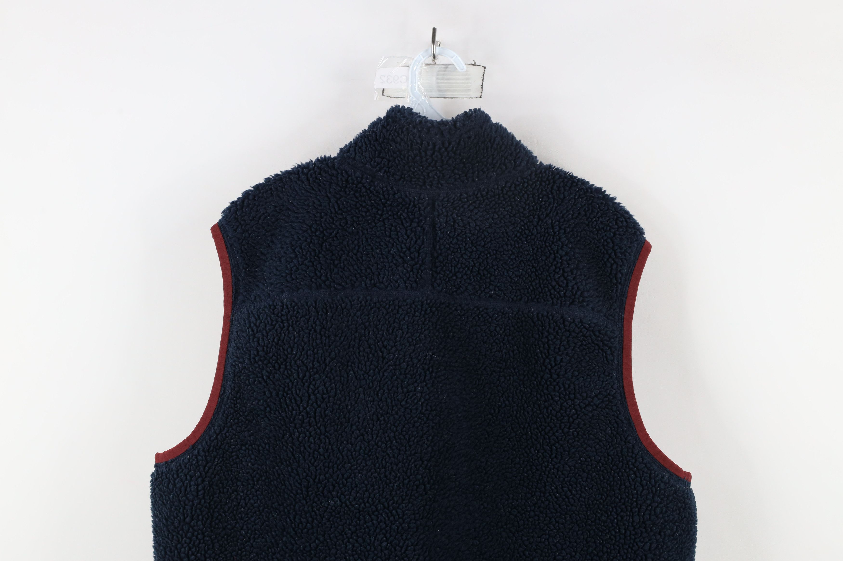 L.L. Bean × Vintage Vintage Ll Bean Spell Out Deep Pile Fleece Vest Jacket Blue Size US XL / EU 56 / 4 - 12 Thumbnail