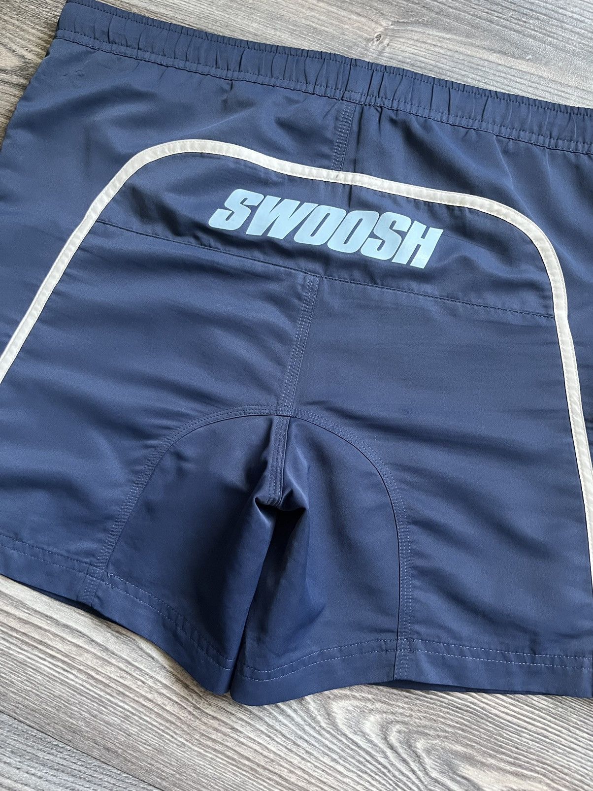 Nike NIKE SWOOSH Y2K NYLON SHORTS Size US 32 / EU 48 - 7 Thumbnail
