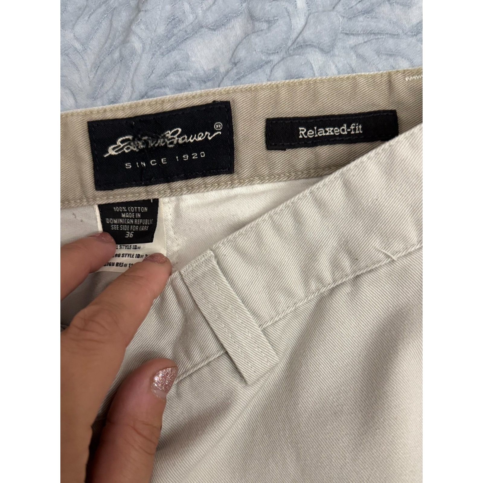 Eddie Bauer Eddie Bauer relaxed fit men's chino pants size 36 Size US 36 / EU 52 - 6 Thumbnail