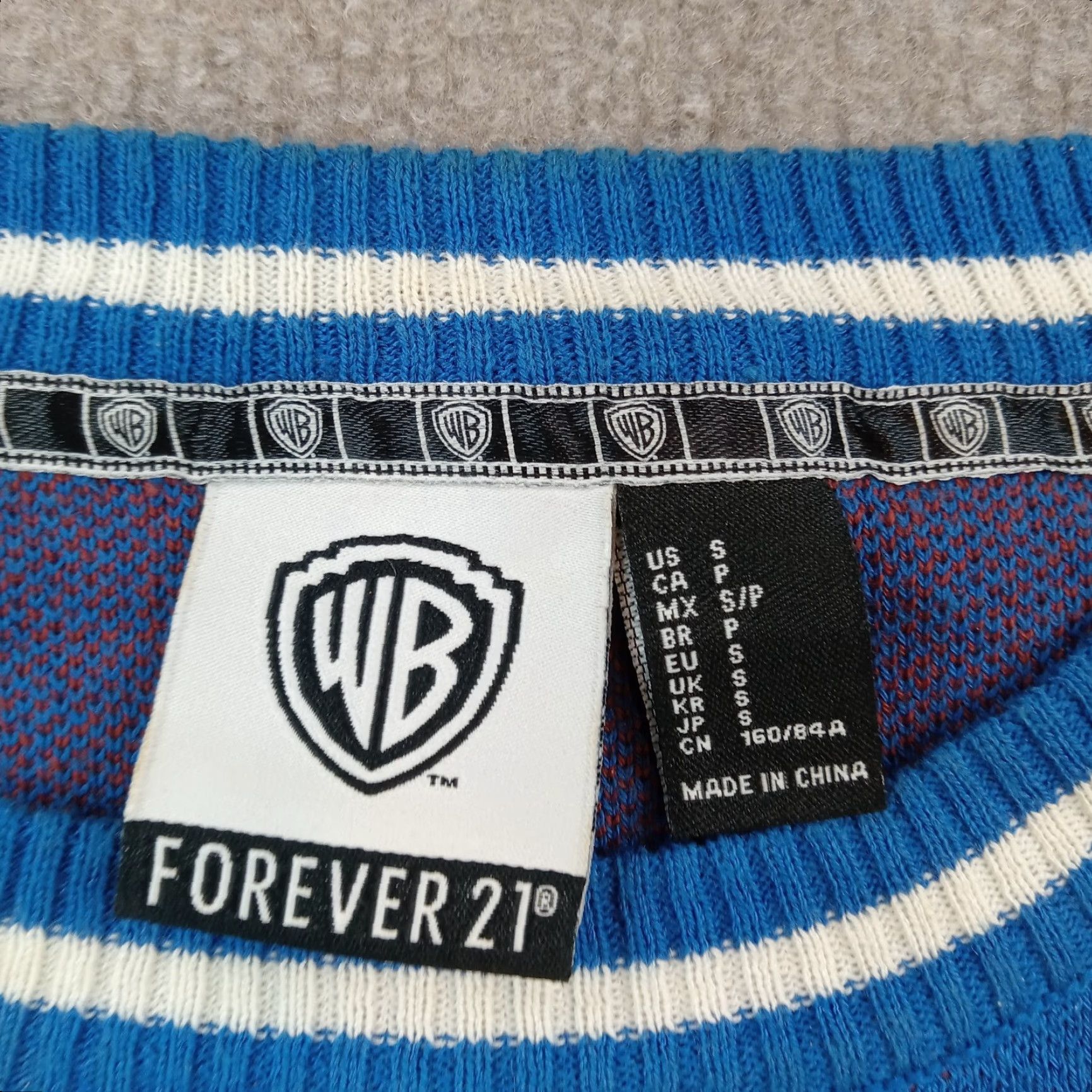 Forever 21 Forever 21 Tasmanian Devil Warner Bros Blue Crew Neck Sweater Mens Small Lightweight Pullover Size US S / EU 44-46 / 1 - 5 Thumbnail