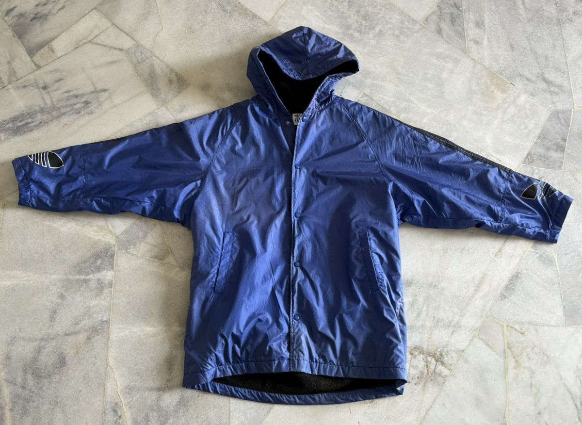 Adidas × Vintage 90s Adidas Big Logo Parka Jacket Size US L / EU 52-54 / 3 - 8 Thumbnail