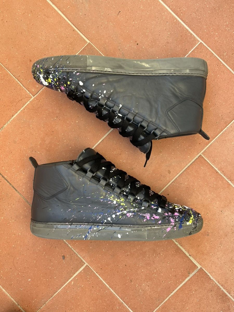 Balenciaga Balenciaga arena custom paint splatter Grailed