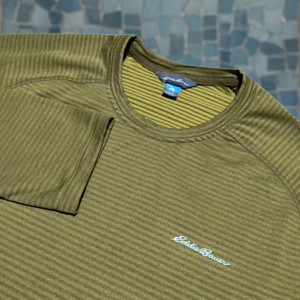 Eddie Bauer Eddie Bauer First Ascent Shirt Men’s Large Base Layer Thermal Gold Pullover Size US XL / EU 56 / 4 - 1 Thumbnail