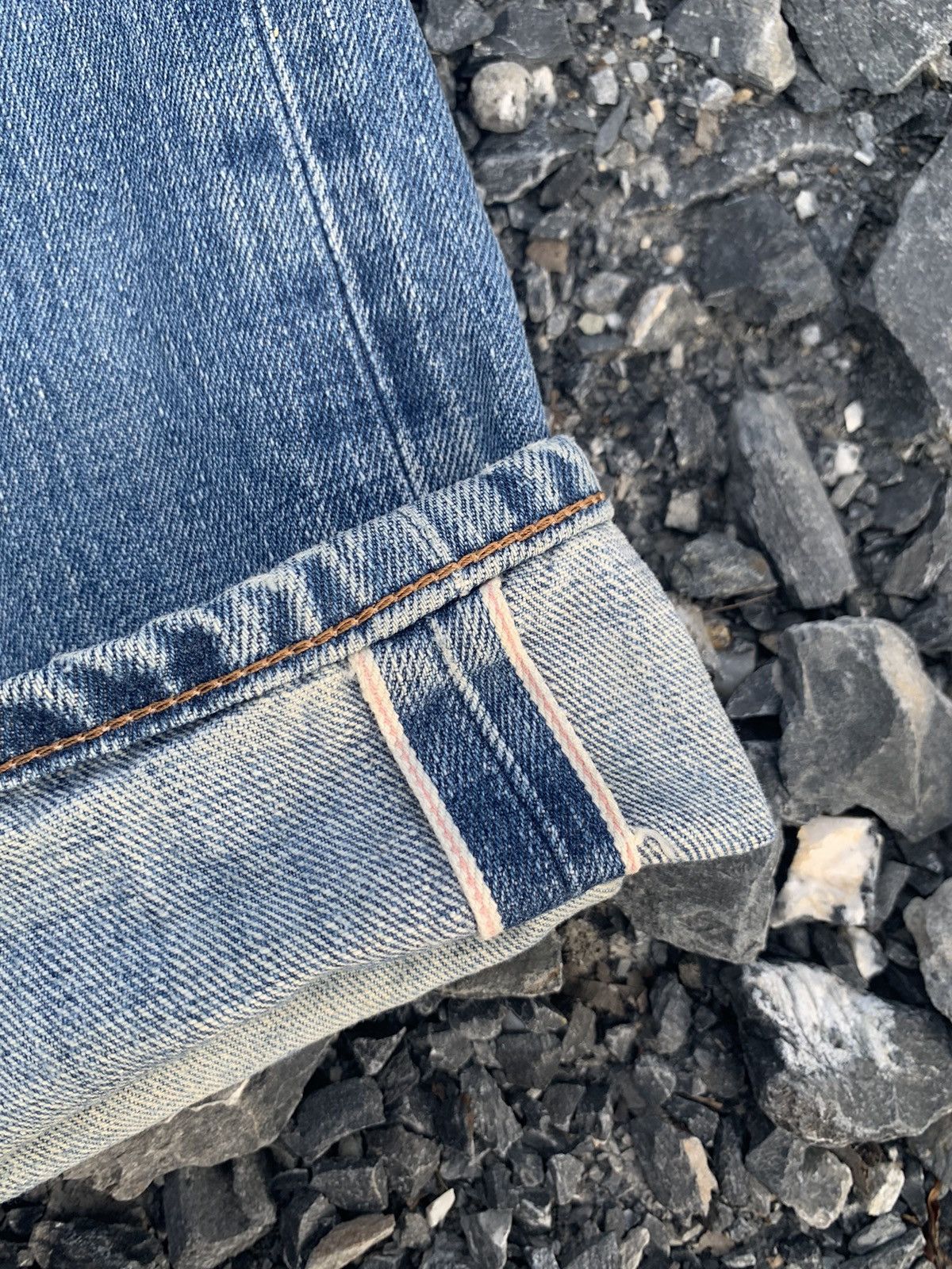 Kapital VINTAGE EDWIN 505XX SELVEDGE FADED JAPANESE DISTRESSED DENIM Size US 34 / EU 50 - 11 Thumbnail
