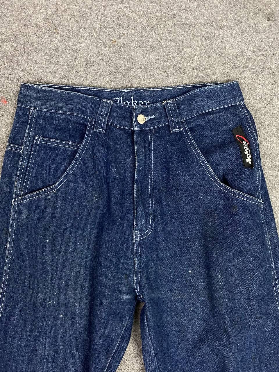 Japanese Brand vintage joker baggy denim nice design Size US 33 - 7 Thumbnail