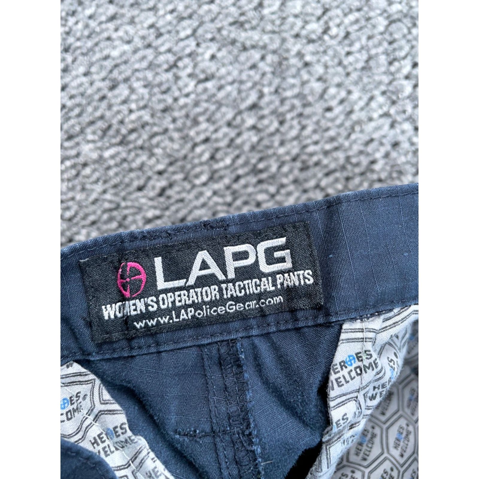 Vintage Military Tactical Pants Women's 10 (31 x 30.5) Dark Blue Ripstop Fabric Size 32" / US 10 / IT 46 - 3 Thumbnail