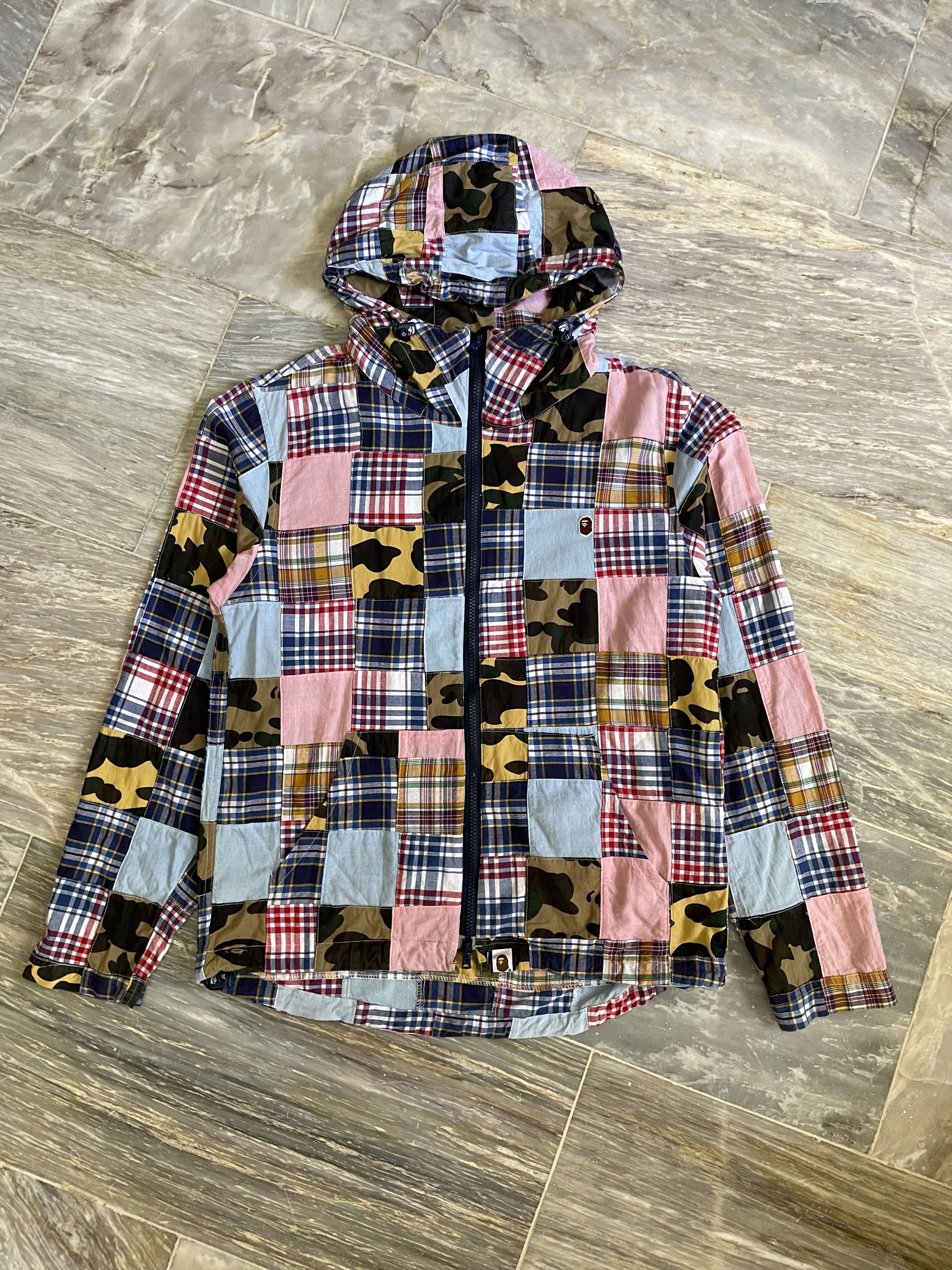 Bape × KidSuper BAPE X KIDSUPER PATCHWORK TRACK JACKET | Grailed
