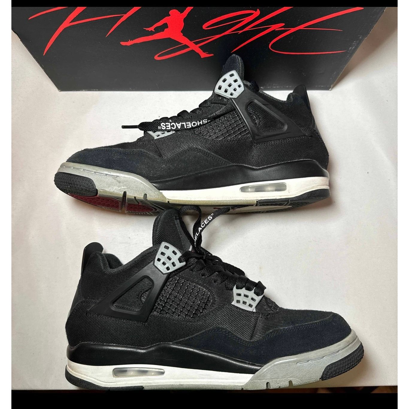Jordan Brand × Nike Size 8 - Air Jordan 4 Retro SE Black Canvas Men's Shoes Size US 8 / EU 41 - 3 Thumbnail