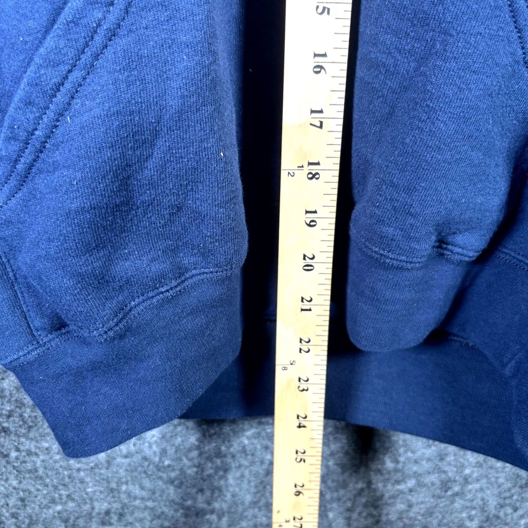 Soffe Soffe Hoodie Mens S Blue Polyester Fleece-Lined US Navy Pullover Hooded Performance USA Vintage Size US S / EU 44-46 / 1 - 3 Thumbnail