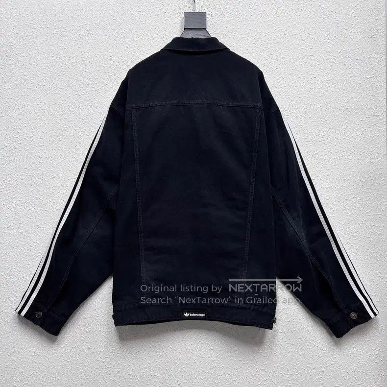 Balenciaga Balenciaga Destroyed Denim Jacket Size US L / EU 52-54 / 3 - 2 Thumbnail