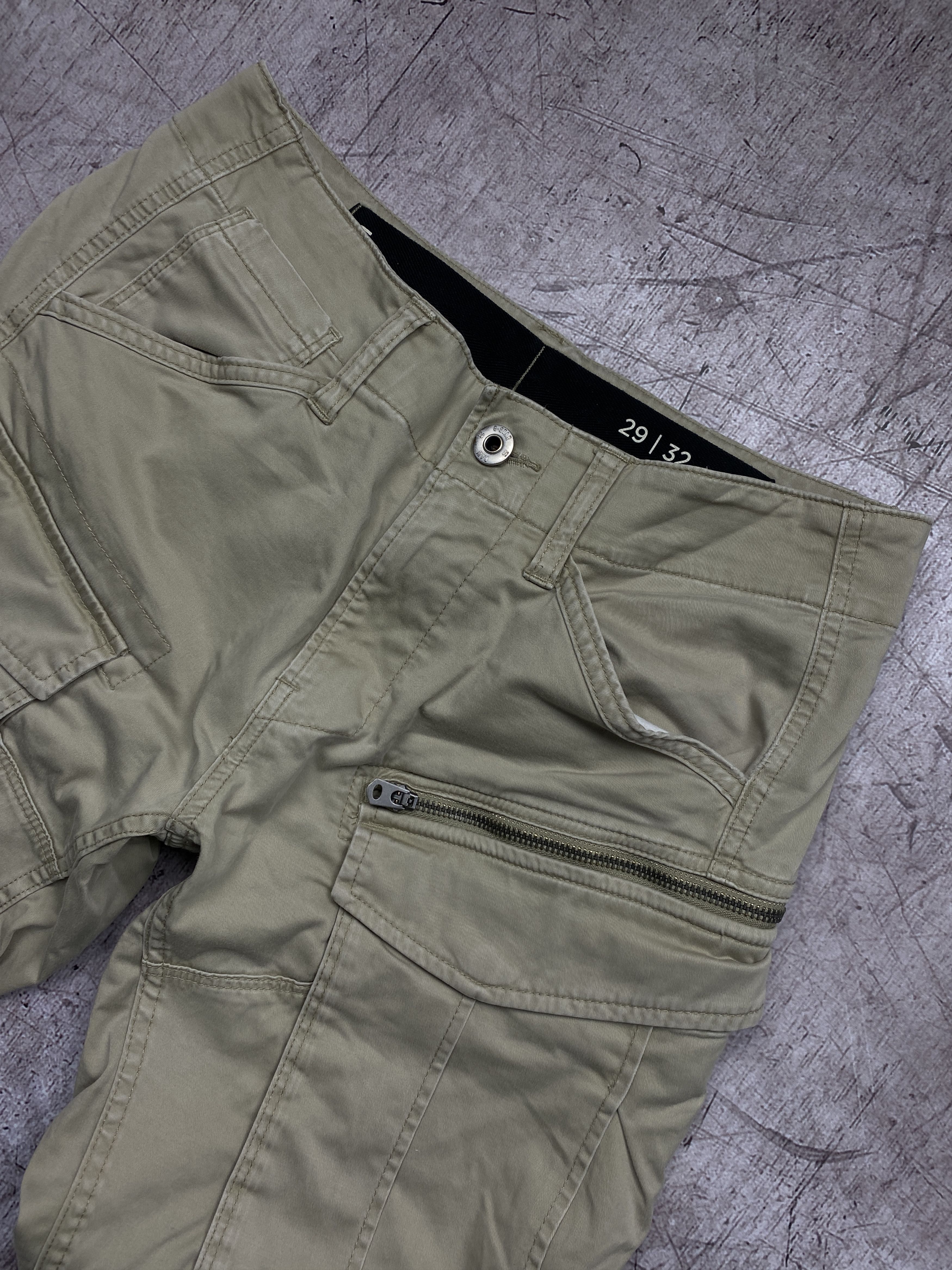 G-Star G Star Raw Vintage Mens Cargo Multi Pockets Pants Size US 29 - 2 Thumbnail