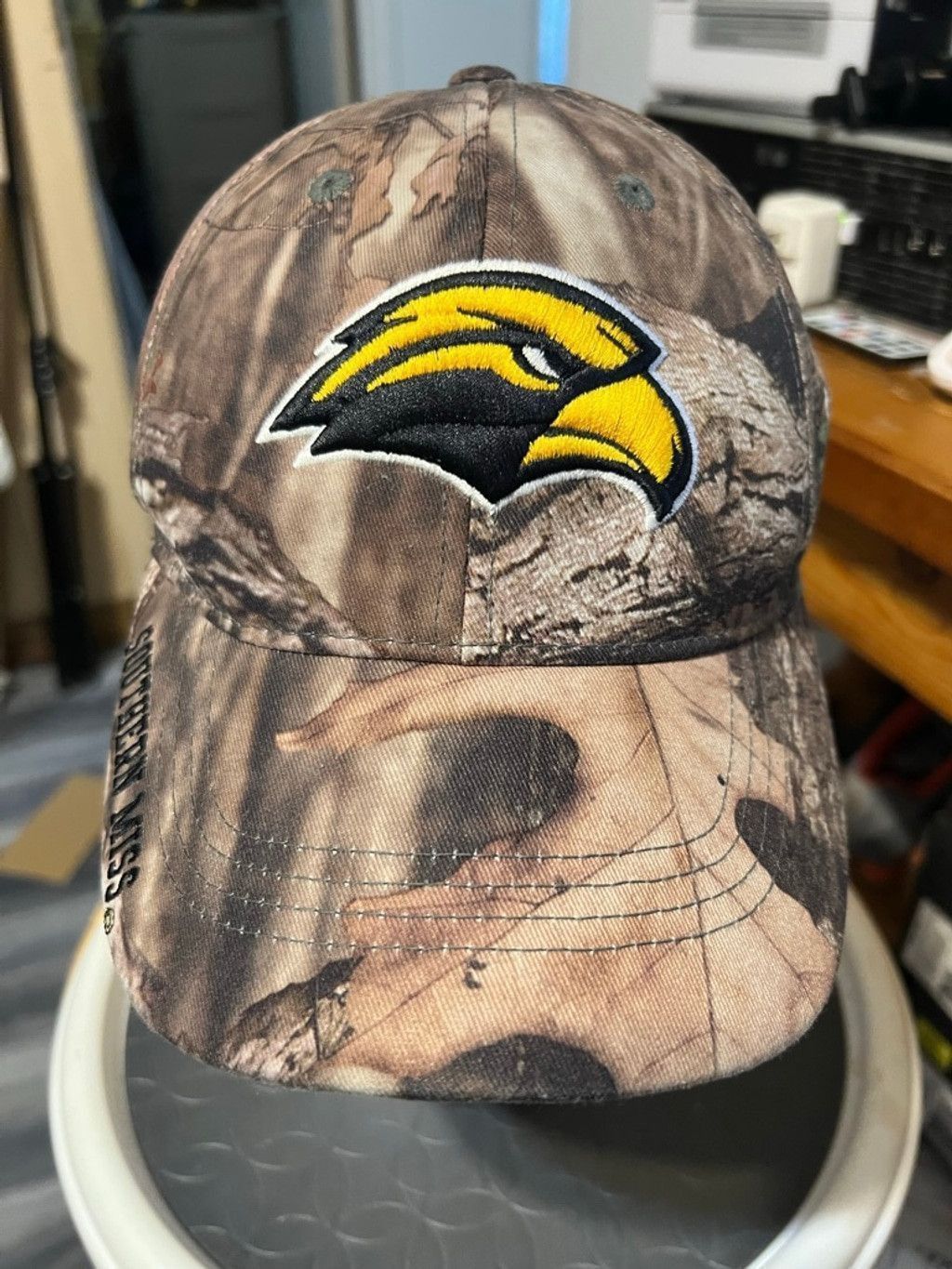 Russell Athletic Men's Russell Camo Southern Miss Baseball Cap One Size Size ONE SIZE - 1 Thumbnail